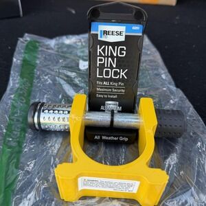 Reese Towpower King Pin Lock 63251 5th Wheel Trailer Hitch Security Aluminum